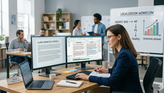 Post-Editing of Machine Translation (MTPE)