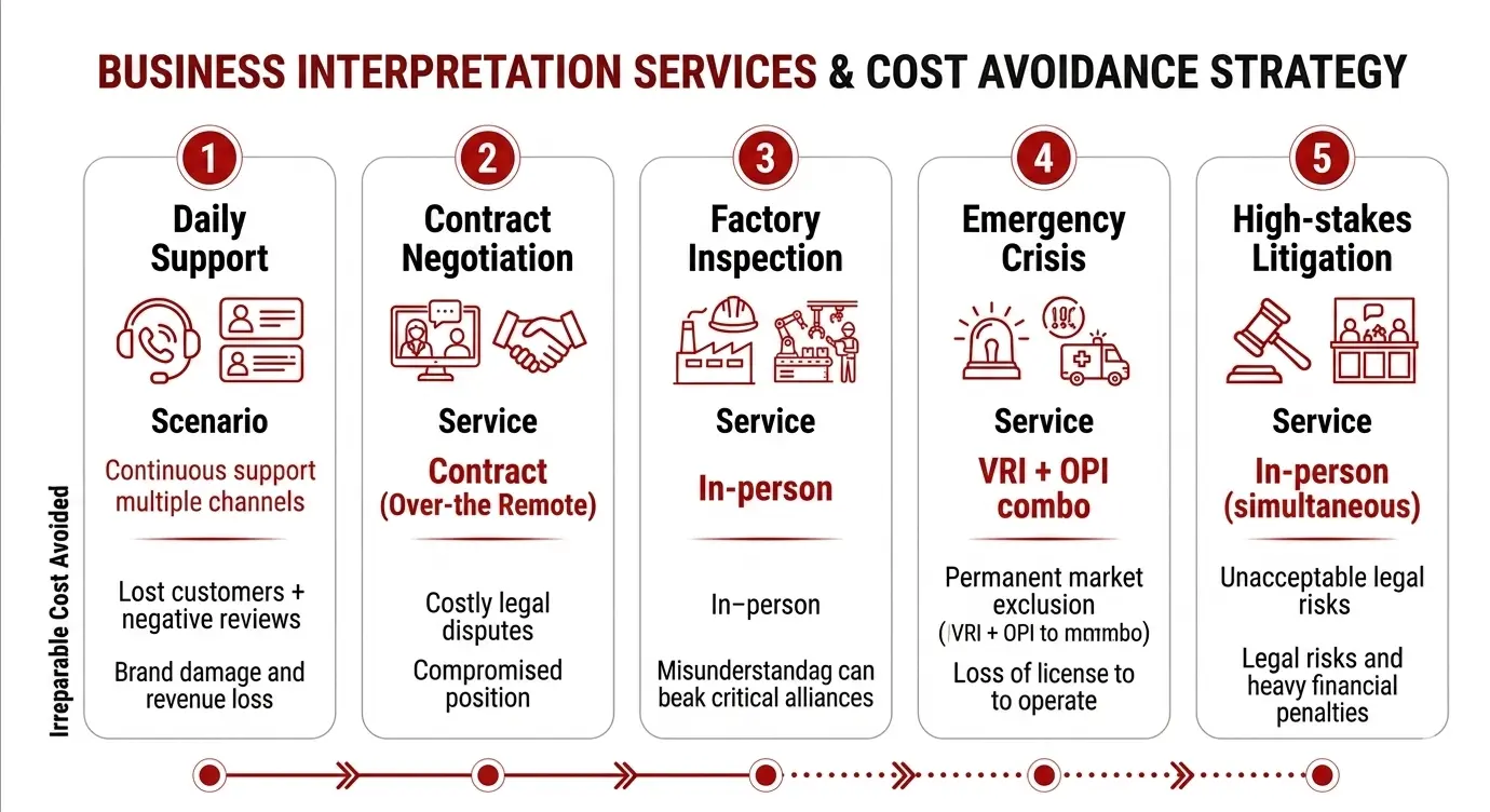BUSINESS INTERPRETATION SERVICES & COST AVOIDANCE STRATEGY
