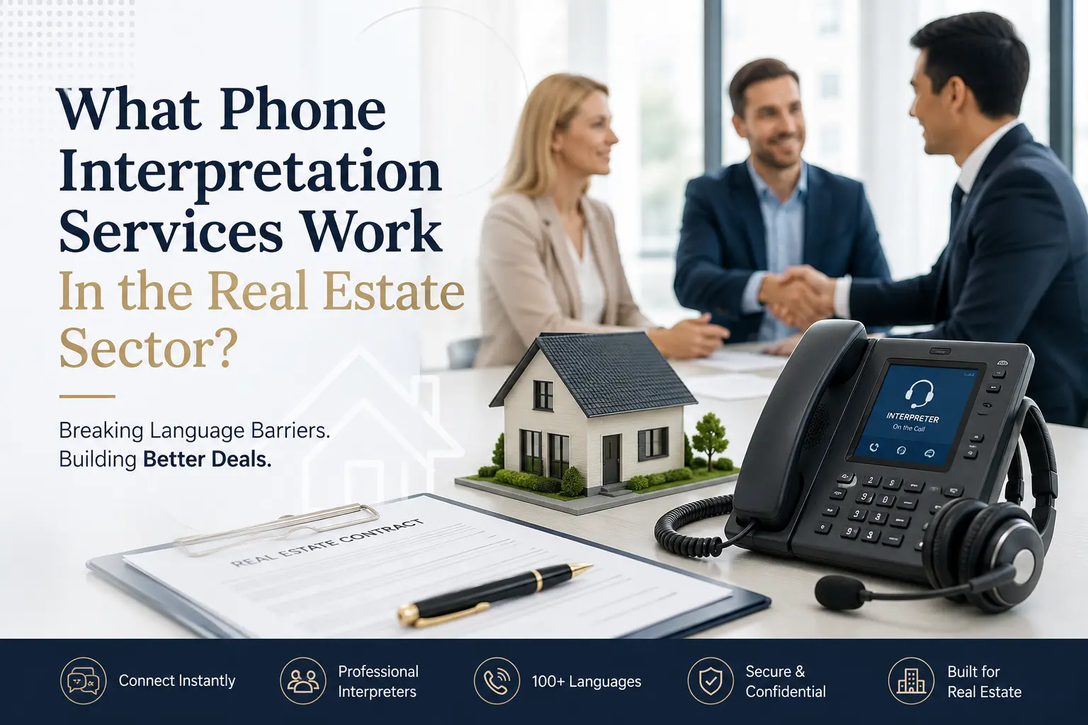 What Phone Interpretation Services Work Best with The Real Estate Sector? 